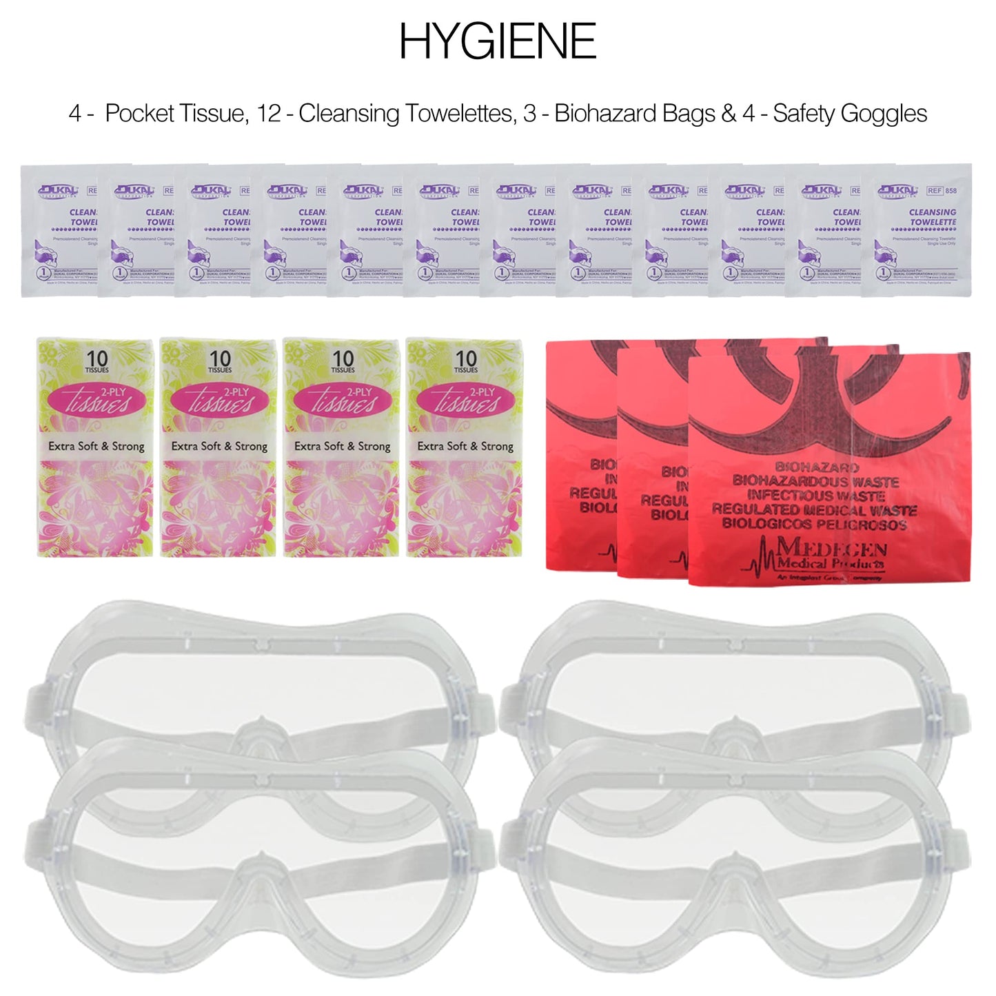 Ready America 72 Hour Deluxe Emergency Kit, 4-Person 3-Day Backpack, First Aid Kit, Survival Blanket, Power Station, Emergency Food, Portable Disaster Preparedness Go-Bag for Earthquake, Fire, Flood