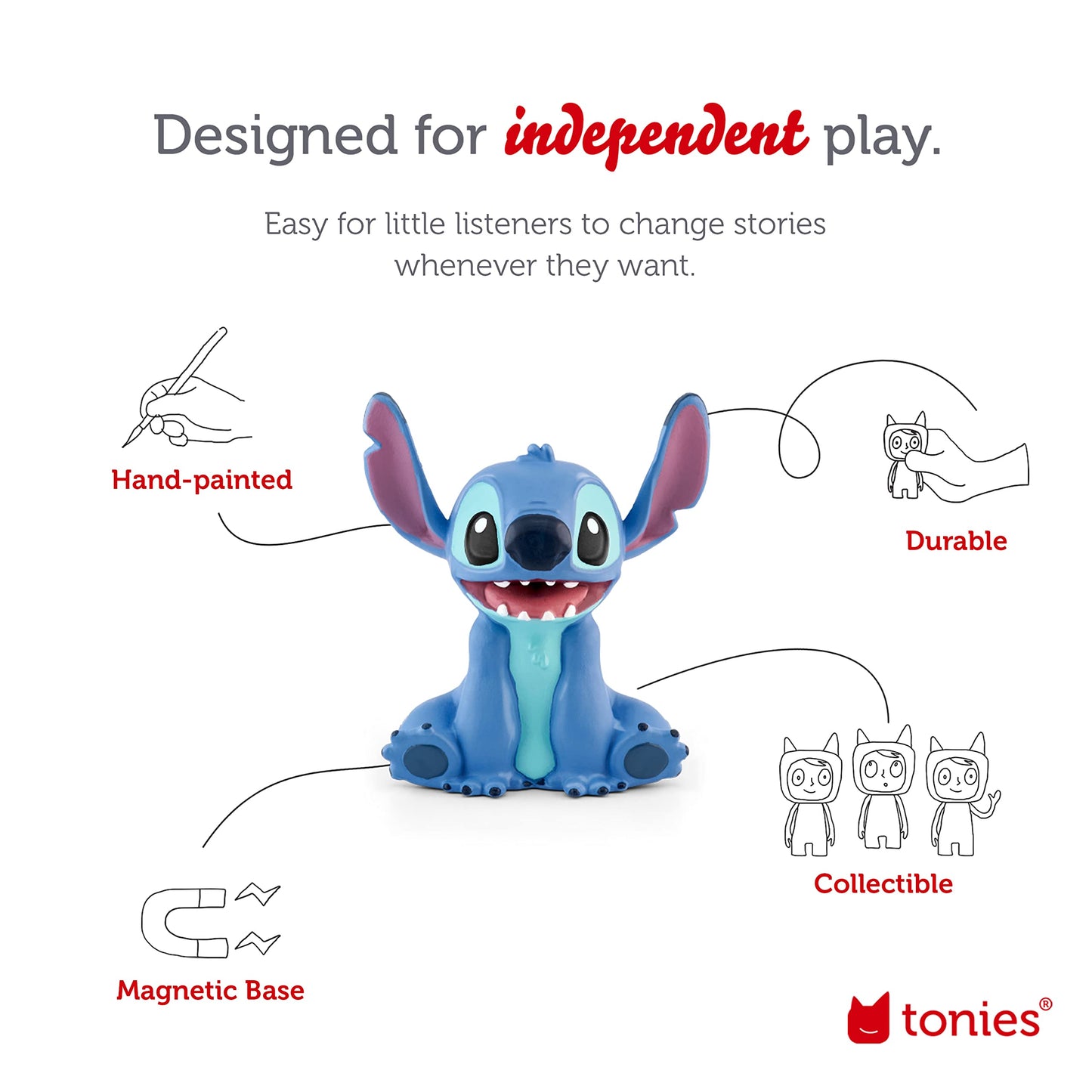 Tonies Stitch Audio Toy Figurine from Disney's Lilo & Stitch