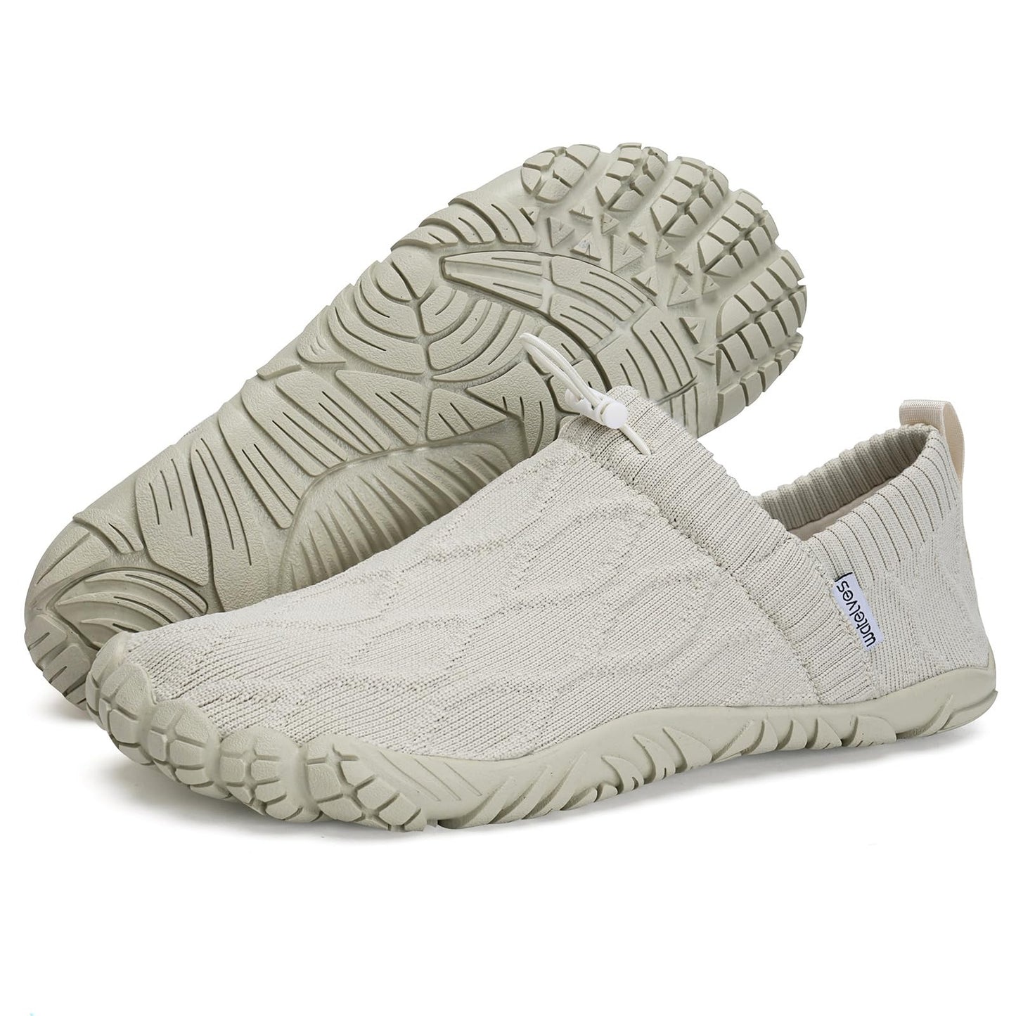 WateLves Barefoot Water Shoes Women Men Minimalist Comfortable Walking Shoes Beach Outdoor Running Sneakers (Apricot,38)