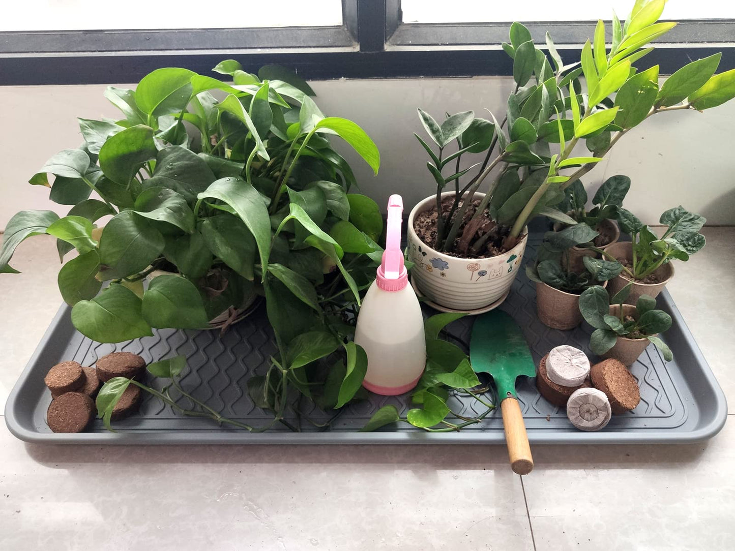 FDGARDEN Biodegradable Peat Pots for seedlings, 100 Pack Plant Seed Starter Pots Kit, 2.36inch Succulent Planter Nursery Pots with 10 Plant Markers, Garden Germination Kits