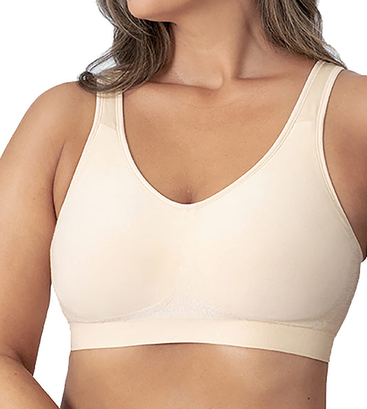 SHAPERMINT Bras for Women - Bras for Women no Underwire, Bralettes for Women Plus Size, Wireless Push up Bra Nude