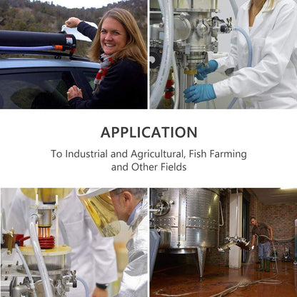 3/8" ID x 10 Ft High Pressure Braided Clear PVC Vinyl Tubing Flexible Vinyl Tube, Heavy Duty Reinforced Vinyl Hose Tubing, BPA Free and Non Toxic