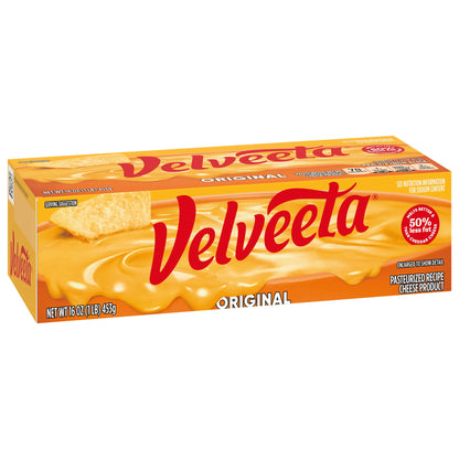 Velveeta Original Pasteurized Recipe Cheese Product, 16 oz Block