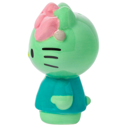 Silver Buffalo Sanrio Hello Kitty Halloween Ceramic Salt and Pepper Shaker Set, 5” L x 2” W x 3.5” H