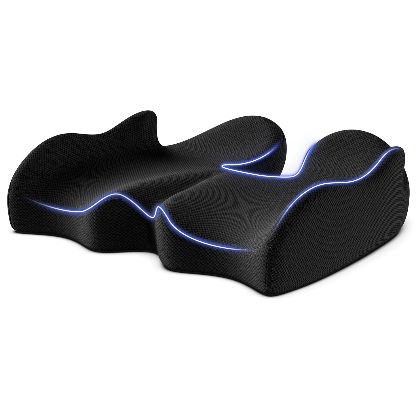 VOXON Seat Cushion, X Large Car Seat Cushion, Memory Foam Cushions for Office Chair, Chair Cushions for Tailbone Pain Relief & Pressure Relief Sciatica for Long Sitting