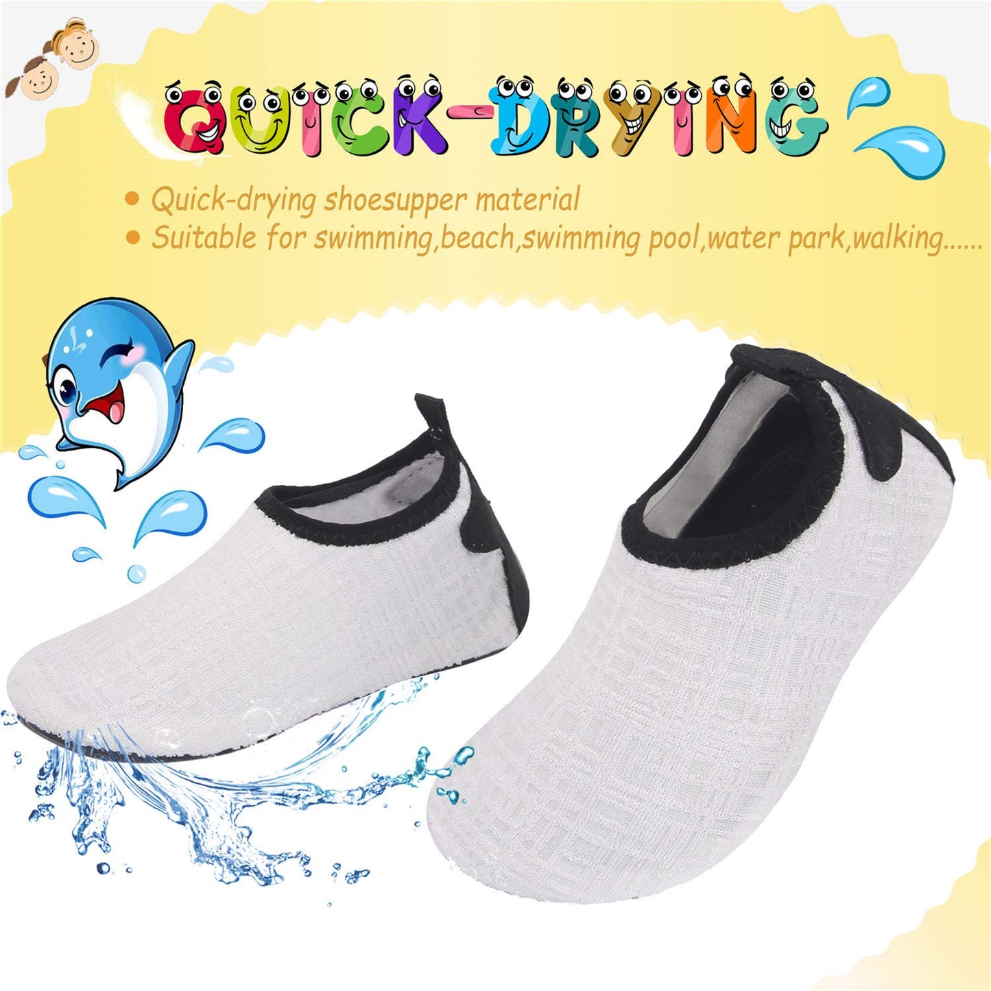 storeofbaby Baby Boy Beach Shoes Cute Summer Outdoor Snug Fit Aqua for Water Sports