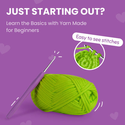 Cookie Box Crochet Kit for Beginners - Learn to Craft Amigurumi Stuffed Animals - Knitting Gift for Kids and Adults - Beginner-Friendly Yarn - Stitch-by-Stitch Video Tutorial - Turtle Hugo