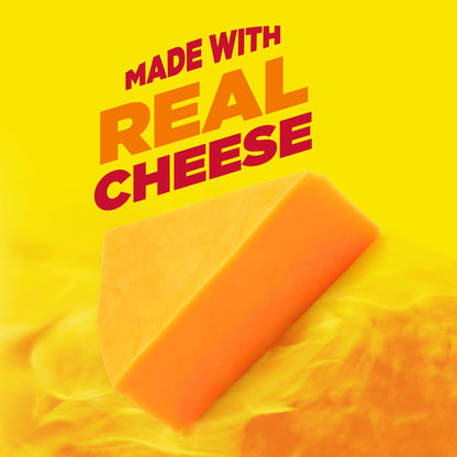 Slim Jim Beef 'N Cheese Smoked Meat Sticks, Original Flavor, 5g Protein Per Serving, Snack Size, Lunchbox Snack, 0.9 oz. (10 Count)