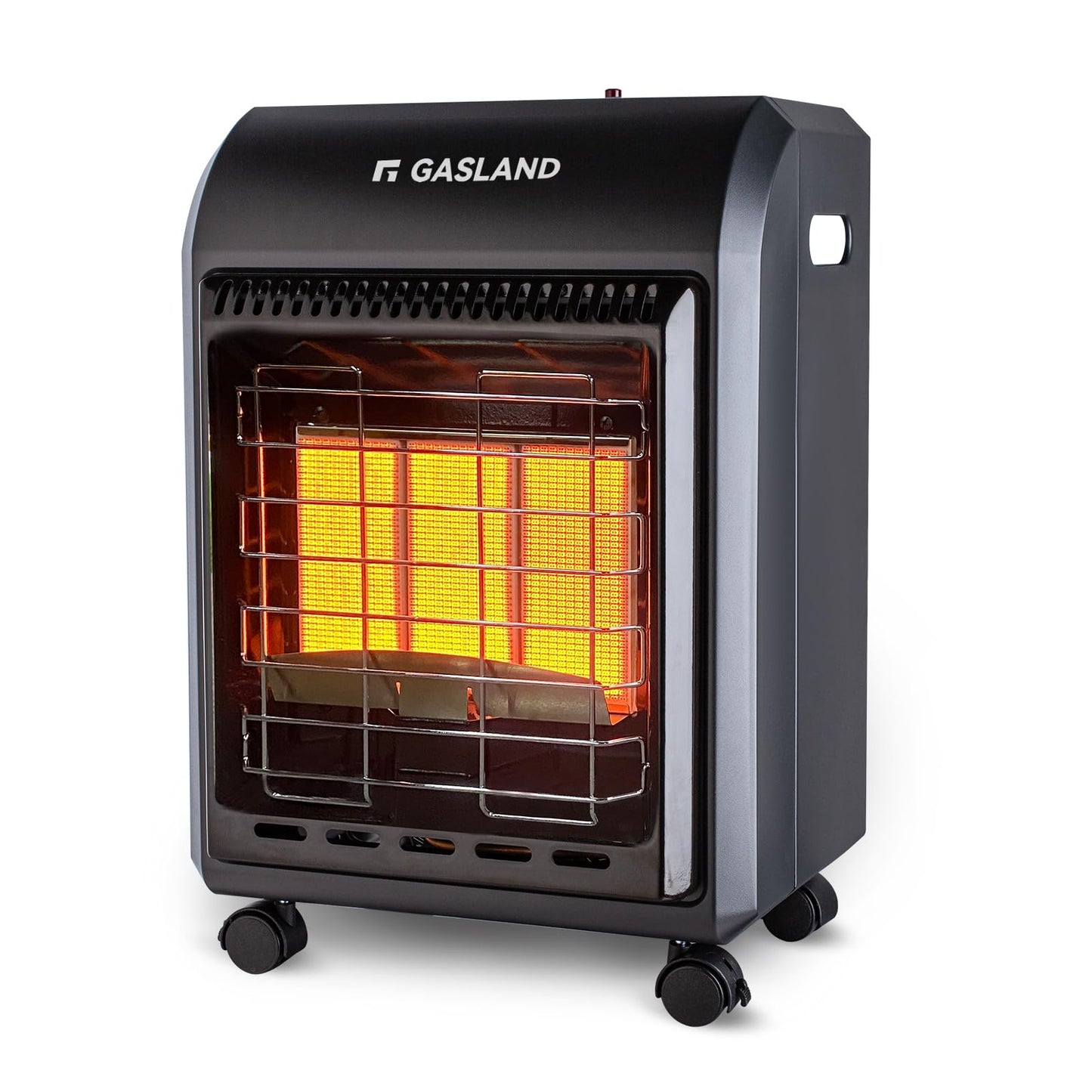 Gasland MHA18BN Propane Radiant heater, 18,000 BTU Warm Area up to 450 sq. ft, Portable LP Gas Heater for Garages, Workshops and Construction Sites, Ultra Quiet Propane Heater with LP Regulator Hose
