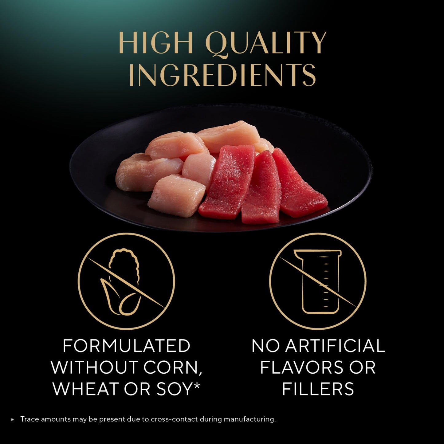 Sheba Perfect Portions Wet Cat Food Cuts in Gravy Variety Pack, Roasted Chicken Entree, with Sustainable Tuna, and Tender Turkey Entree, 2.6 oz. Twin-Pack Trays (36 Count, 72 Servings)