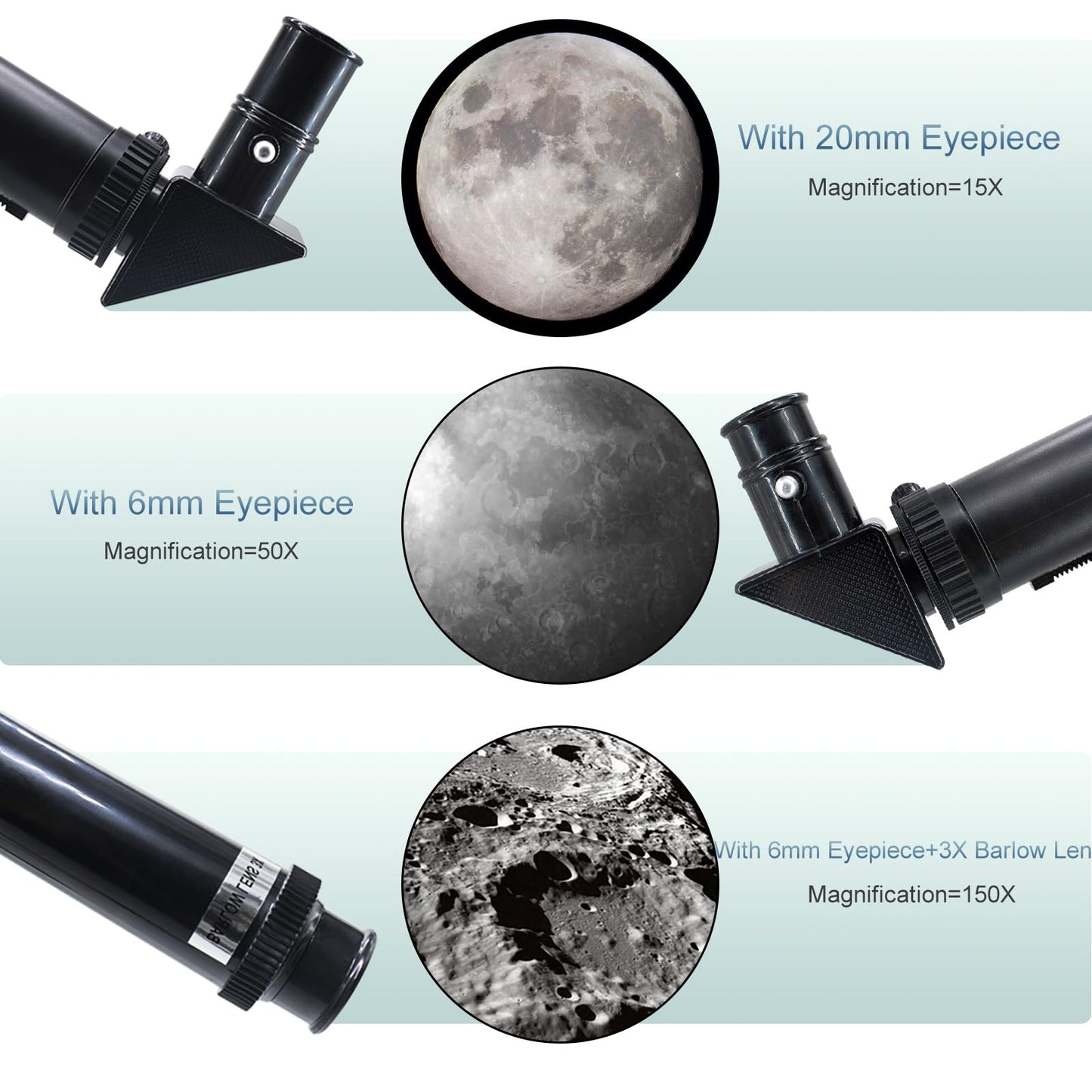 ToyerBee Telescope for Adults & Kids, 70mm Aperture (15X-150X) Portable Refractor Telescopes for Astronomy Beginners, 300mm Professional Travel Telescope with A Smartphone Adapter& Wireless Remote