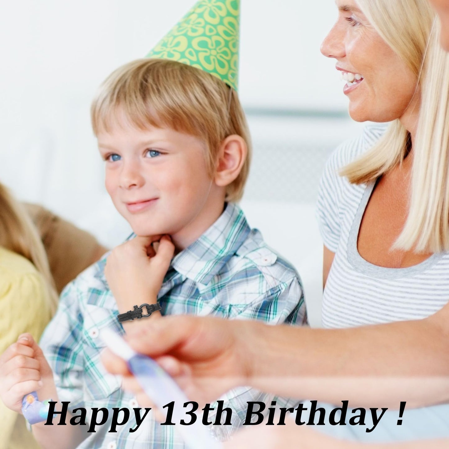 Sereney 13 Year Old Boy Birthday Gifts Ideas Adjustable Leather Bracelet as 13th Birthday Gifts for 13 Year Old Boy 13 Birthday Decorations for Boys Men Male Son Grandson Nephew Friend