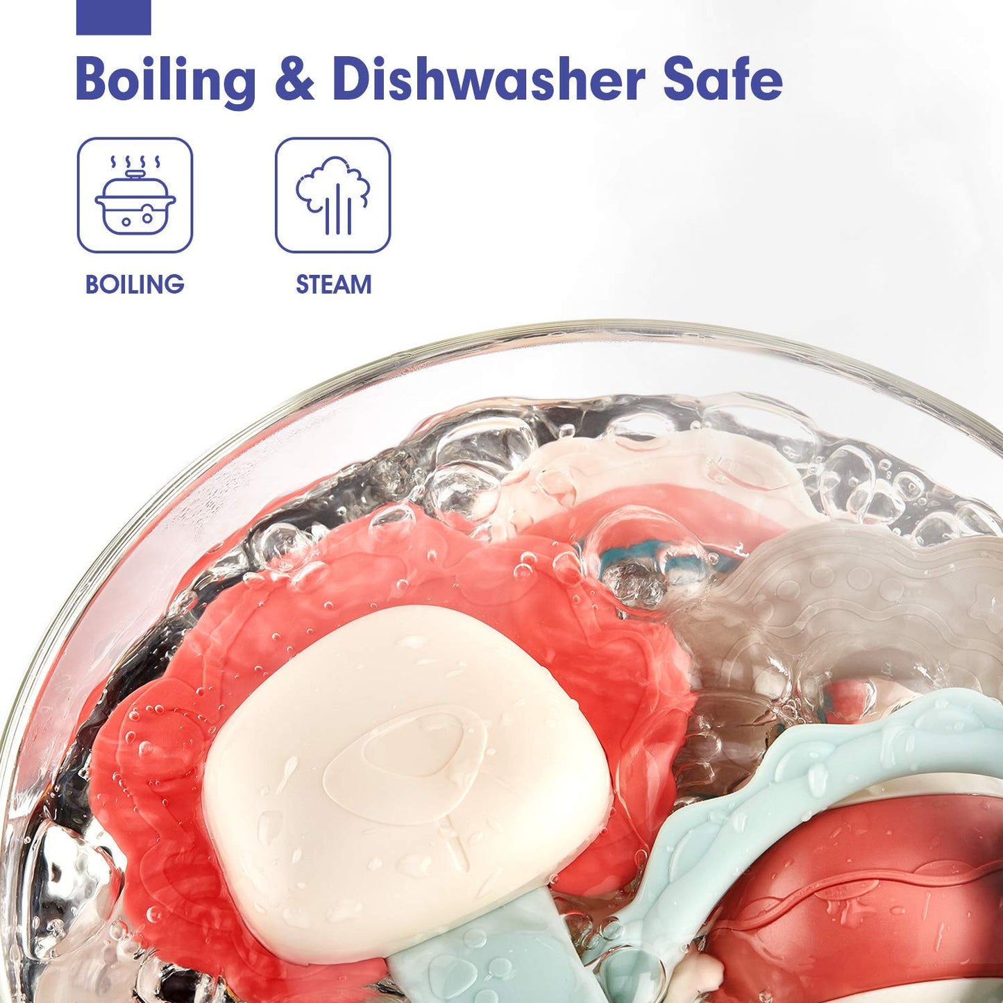 hahaland Baby Toys 0-6 Months - Baby Rattles Teething Toys 3-6 Month, Infant Toys 6-12 Months, Teether Grasping Shaker Toy 3 4 5 6 Month Old Must Haves Neutral Gifts Christmas Baby Stocking Stuffers