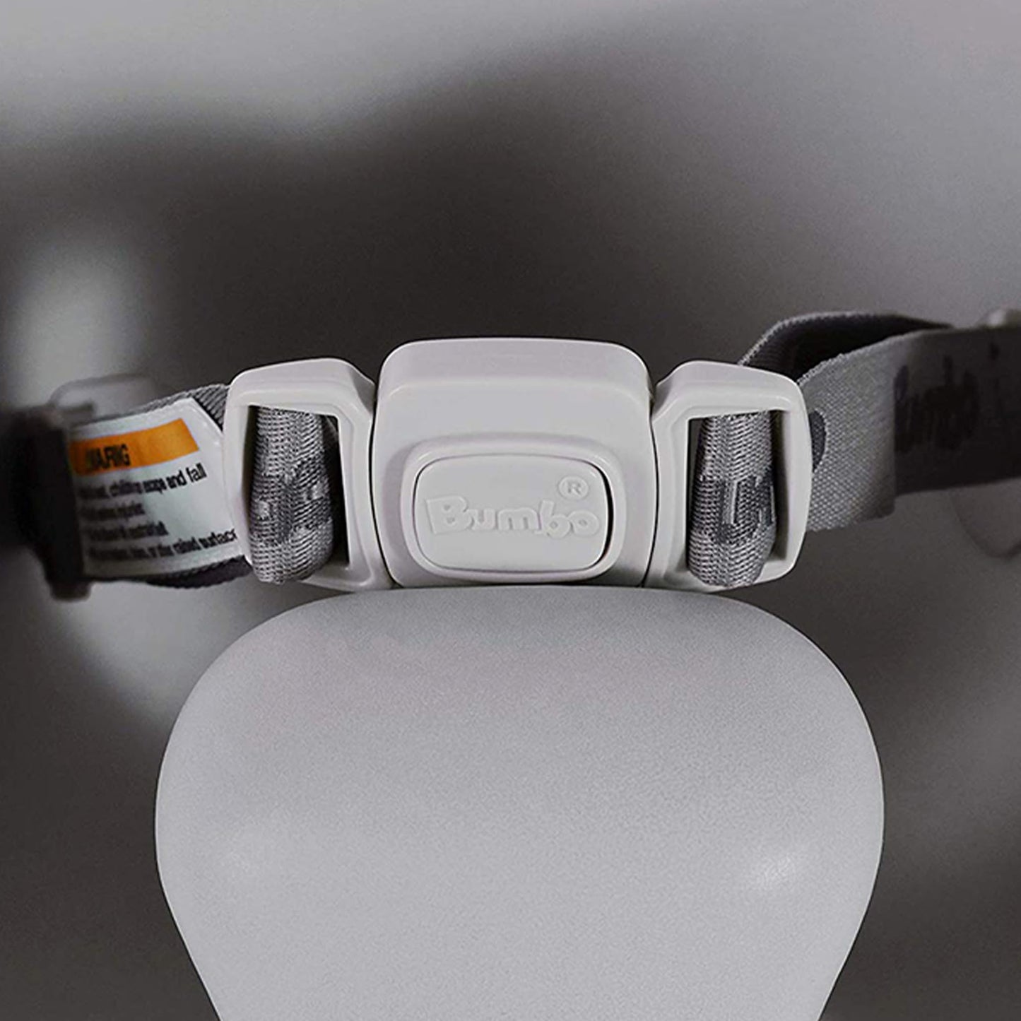 Bumbo Baby Infant Soft Foam Comfortable Support Wide Floor Seat with 3 Point Adjustable Harness for Ages 3 to 12 Months, Cool Grey