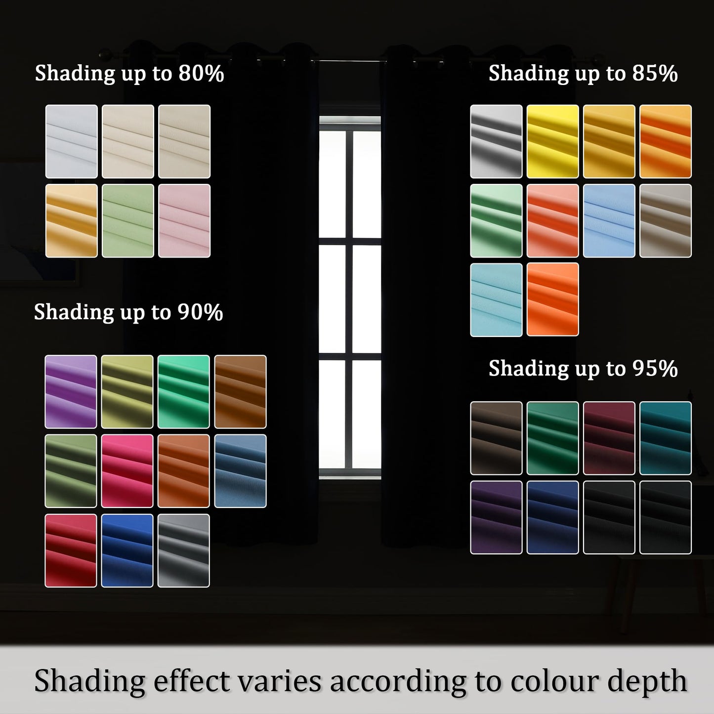 DUALIFE Blackout Curtains 90 Inches Long Sleek Narrow Curtains for Small Window Laundry Office Fall Luxury Decor Doorway Curtain Panels(2 Panels, Dark Oak Golden Brown, W34 x L90)