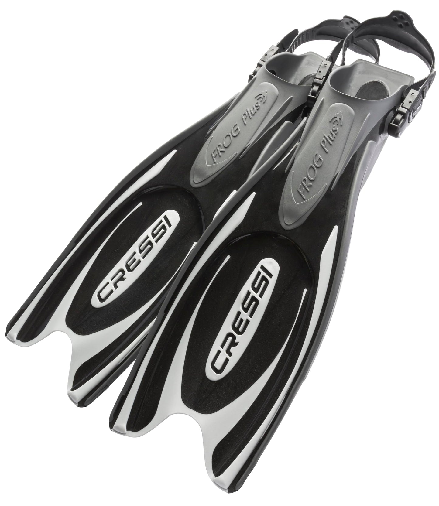 Cressi Frog Plus Fins, Black, Large/X-Large