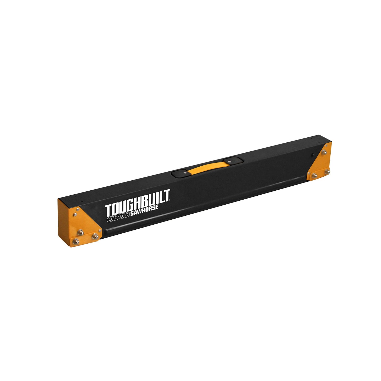 ToughBuilt - Folding Sawhorse/Jobsite Table - Sturdy, Durable, Lightweight, Heavy-Duty, 100% High Grade Steel, 1100lb Capacity, Easy Carry Handle - (TB-C300) - 1 Pack