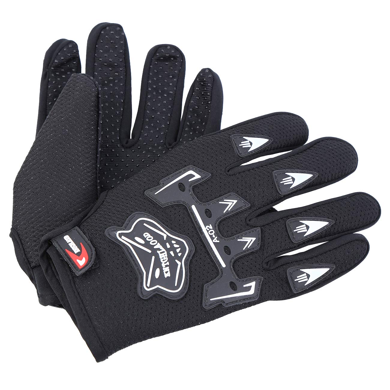 Senhill Motocross Helmet Dirt Bike Helmets Off-Road Helmet with Gloves Goggles for Unisex Adult Youth DOT/FMVSS 218 Approved (Large, Black)