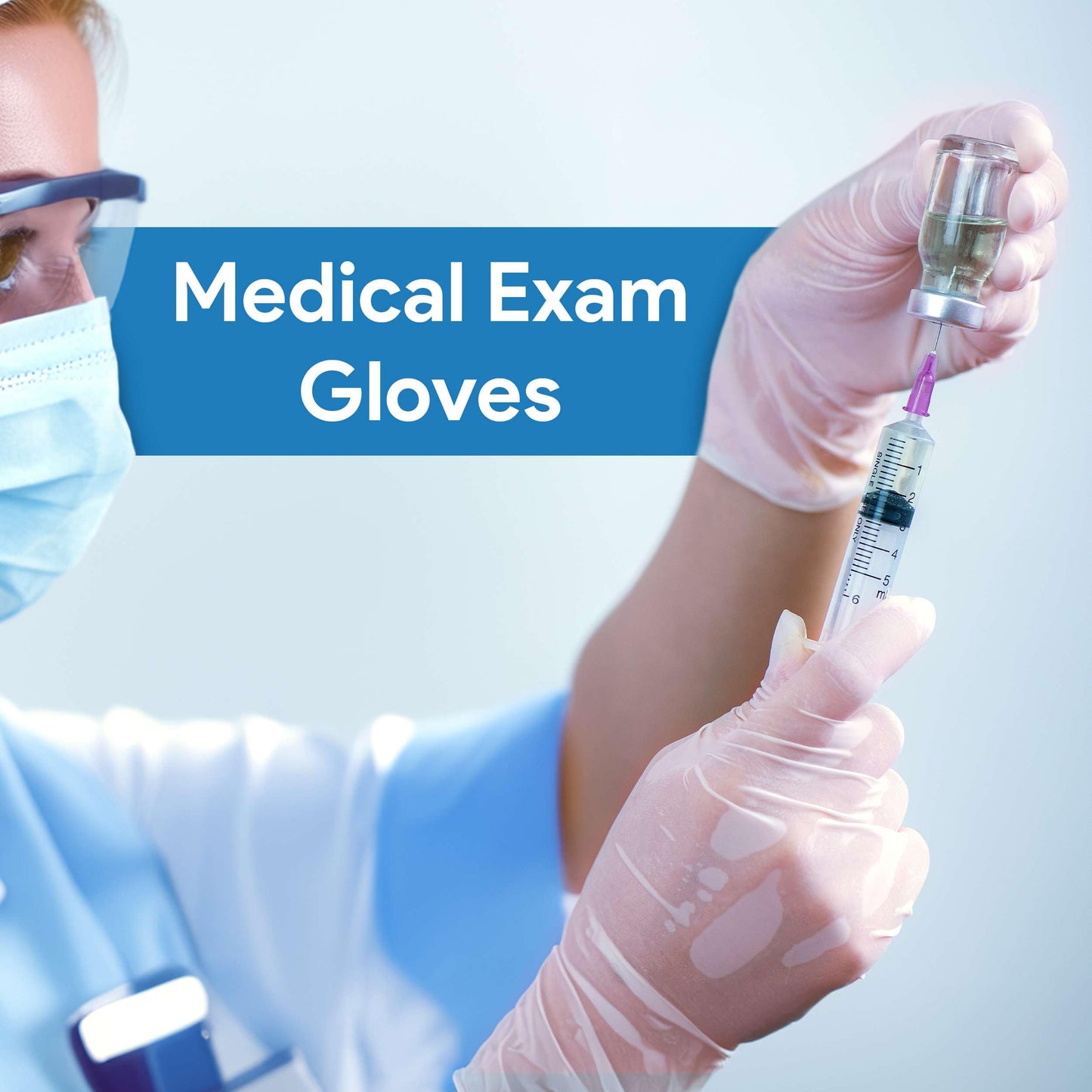 Vinyl Disposable Gloves Large - 100 Clear Food Safe Cooking and Household Cleaning Gloves - Powder-Free and Latex-Free Kitchen Glove for Meal Prep and Food Service