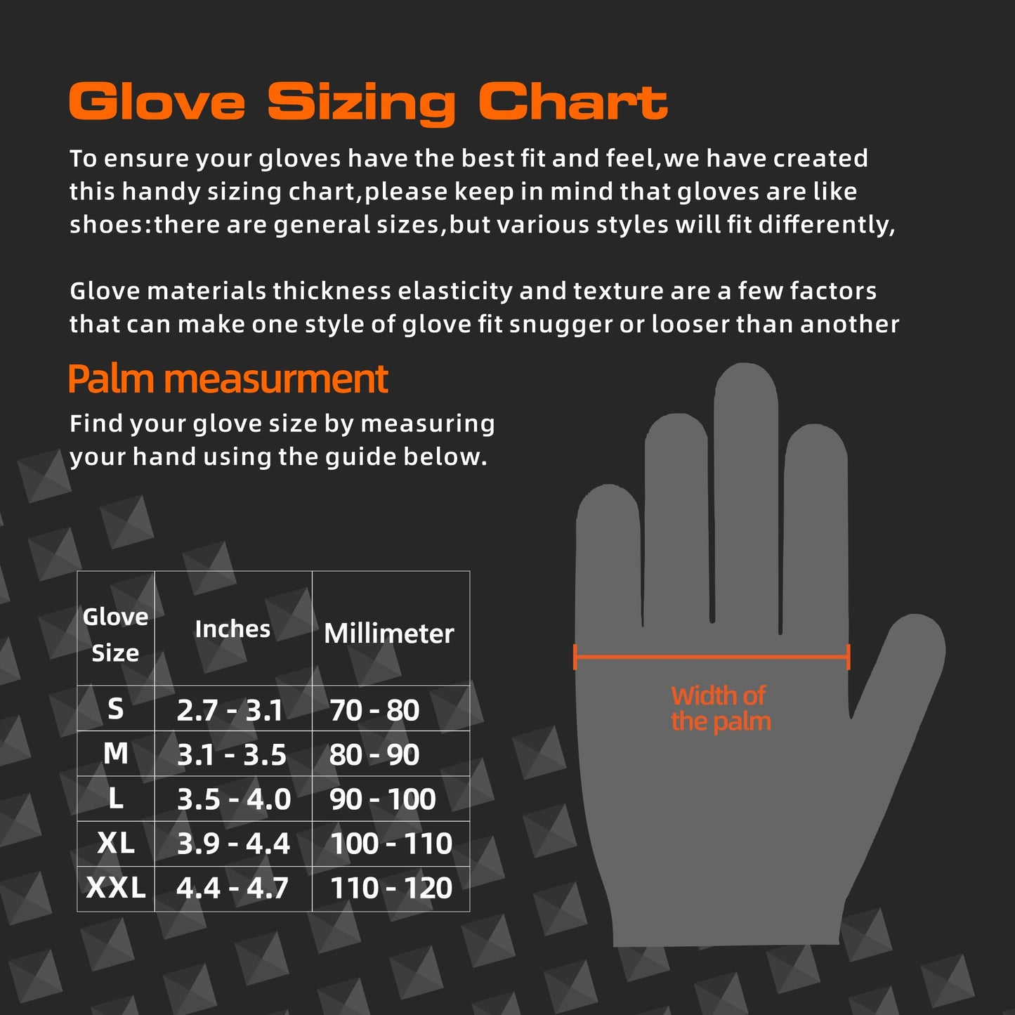 ANBOSON 10mil Disposable-Nitrile Chemical-Resistant Rubber-Gloves for Men - Mechanics Gloves Heavy Duty, Latex Free, Automotive (Orange 4 Boxes of 30, Large), ABC-DG01