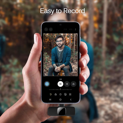 Professional Wireless Lavalier Lapel Microphone for iPhone, iPad, mini Video Recording Mic forInterview Video Podcast Vlog YouTube&Livestream, Noise Reduction, Plug &Play