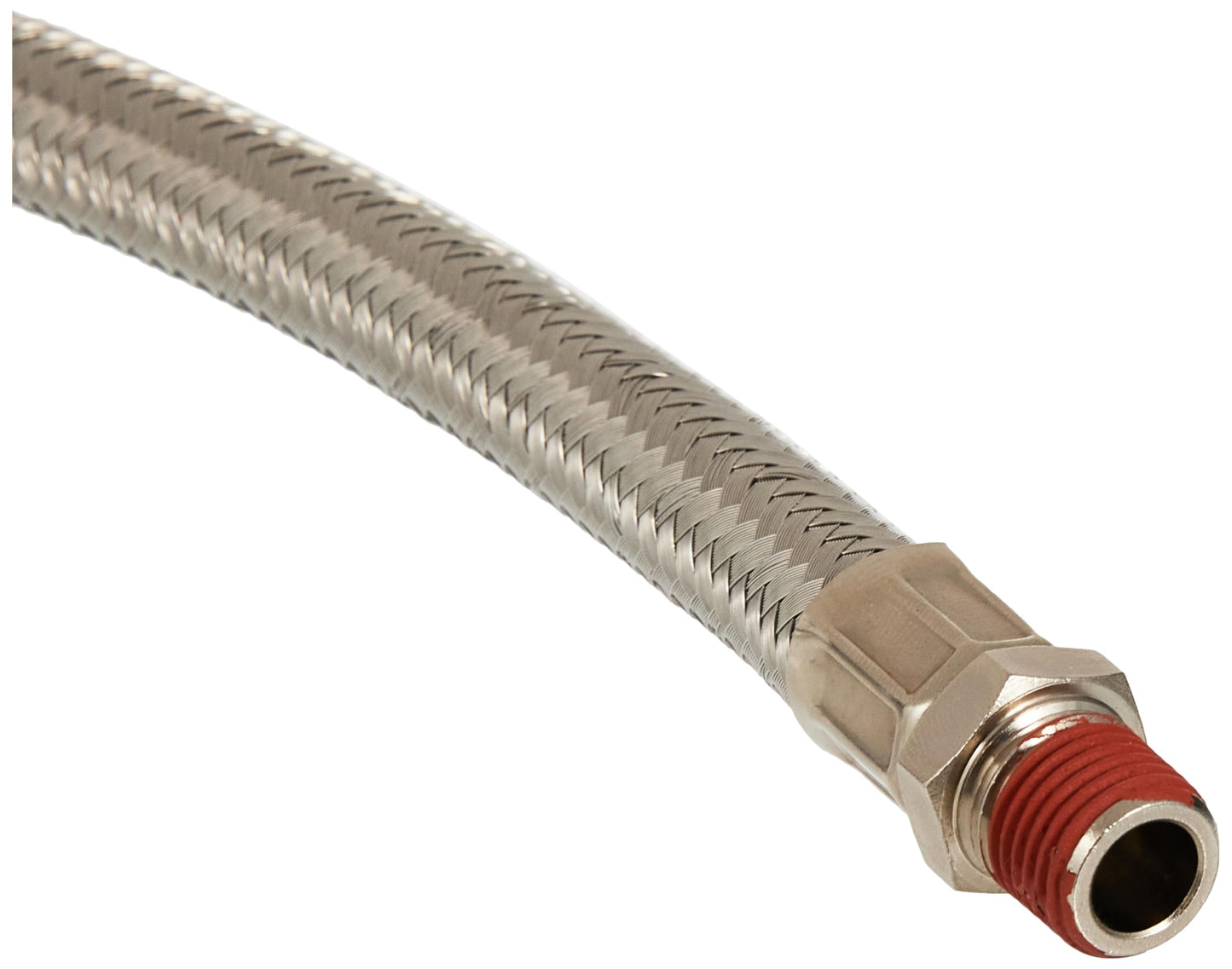 Viair 92804 18" Stainless Steel Braided Leader Hose without Check Valve