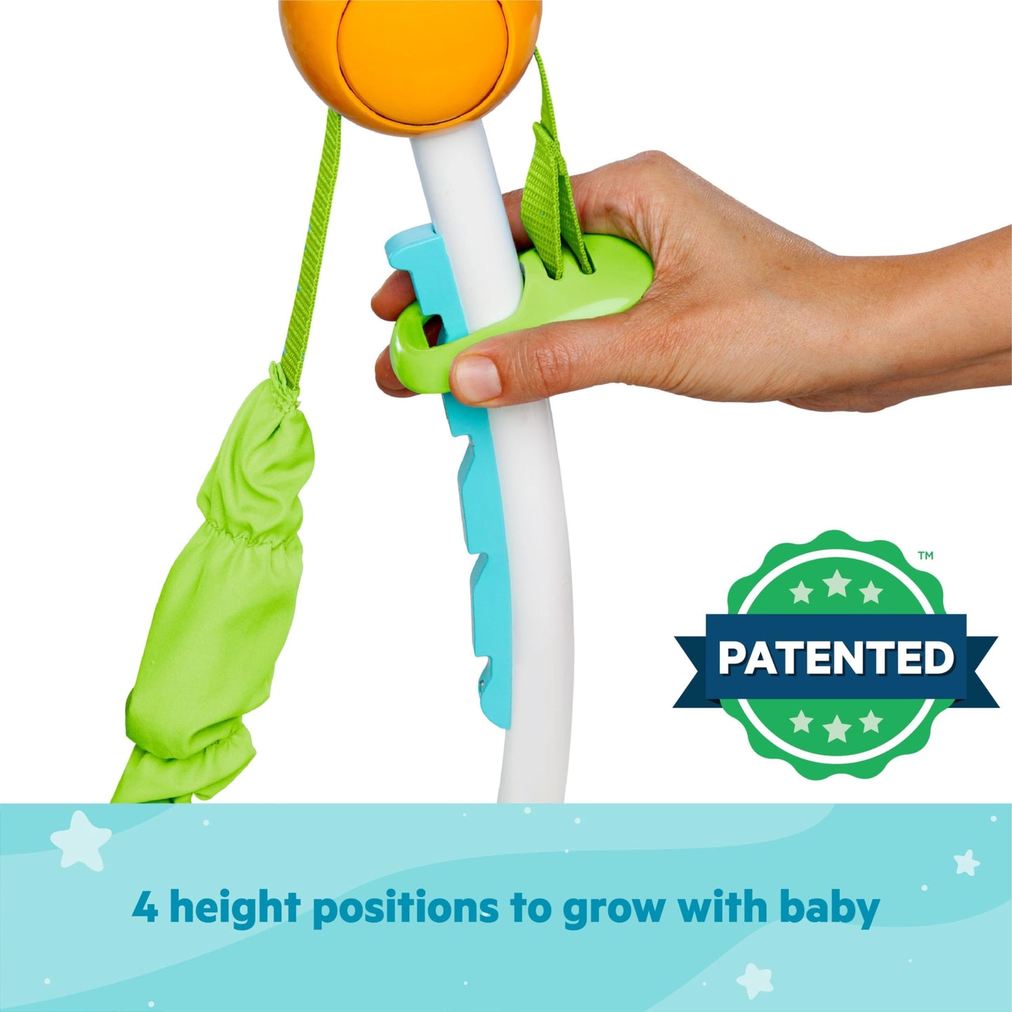 Bright Starts Disney Baby Finding Nemo Sea of Activities Baby Activity Center Jumper with Interactive Toys, Lights, Songs & Sounds, 6-12 Months (Blue)