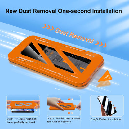 QHOHQ 3 Pack Screen Protector for iPhone Air + 3 Pack Camera Lens Protector, 9H+ Shatterproof Tempered Glass for iPhone 17 Air, [12FT Military Grade Protection], 1-Second Auto-Install, Case Friendly