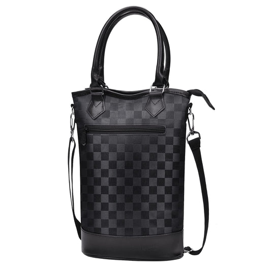 Tirrinia Insulated Wine Gift Carrier Tote - Travel Padded 2 Bottle Wine/Champagne Cooler Bag for Portable Wine Bottle Carrying Case, Women Men Wine Party Bag for Event,BYOB,Beach, Gift for Wine