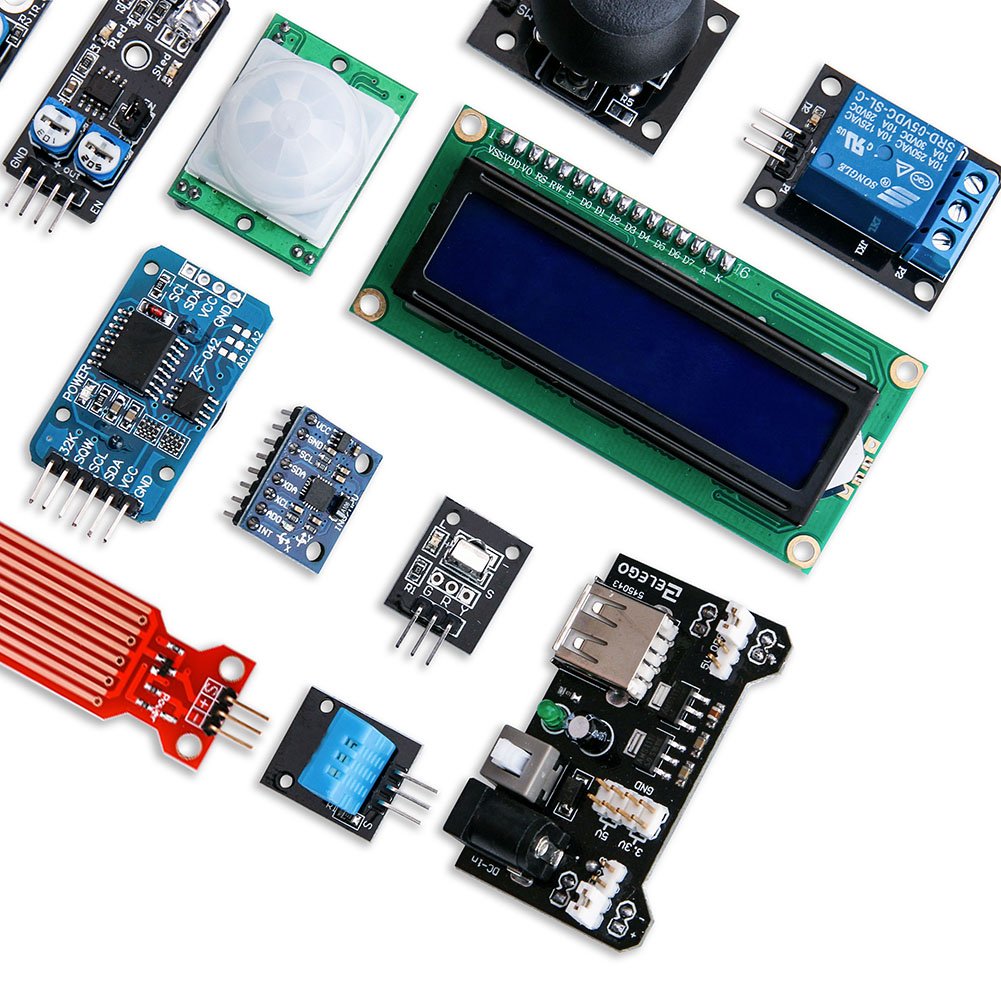 ELEGOO Upgraded 37 in 1 Sensor Modules Kit with Tutorial Compatible with Arduino IDE UNO R3 MEGA Nano
