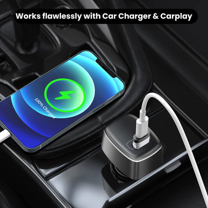 USB C to USB Adapter (4 Pack),USB-C Female to USB Male, Type C to USB A Converter Compatible with Apple MagSafe, iPhone 11 12 13 14 15 Pro Max, Samsung Galaxy Note,Google Pixel etc, Grey