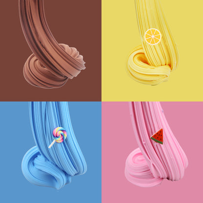 ZONEWAY 7 Pack Cake Butter Slime Kits, Soft and Non-Sticky Slime Kit Party Favors for Girls and Boys