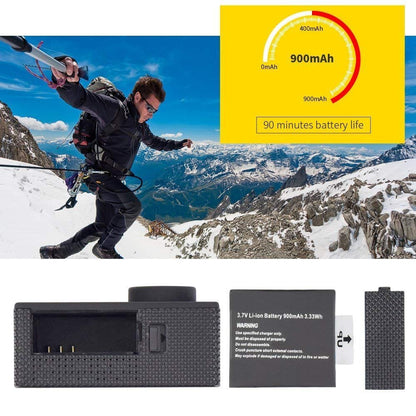 VEMONT Action Camera, 1080P 12MP Sports Camera Full HD 2.0 Inch Action Cam 30m/98ft Underwater Waterproof Snorkel surf Camera with Wide-Angle Lens and Mounting Accessories Kit