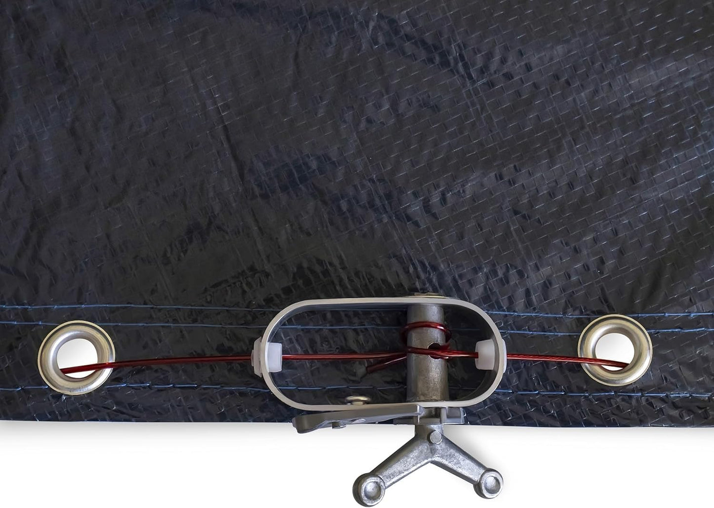 Winter Block 18’ ft. Round Pool Winter Cover for Above Ground Pools - 8-Year Warranty, Cold and UV Resistant, Weatherproof and Durable, Winch & Cable Included