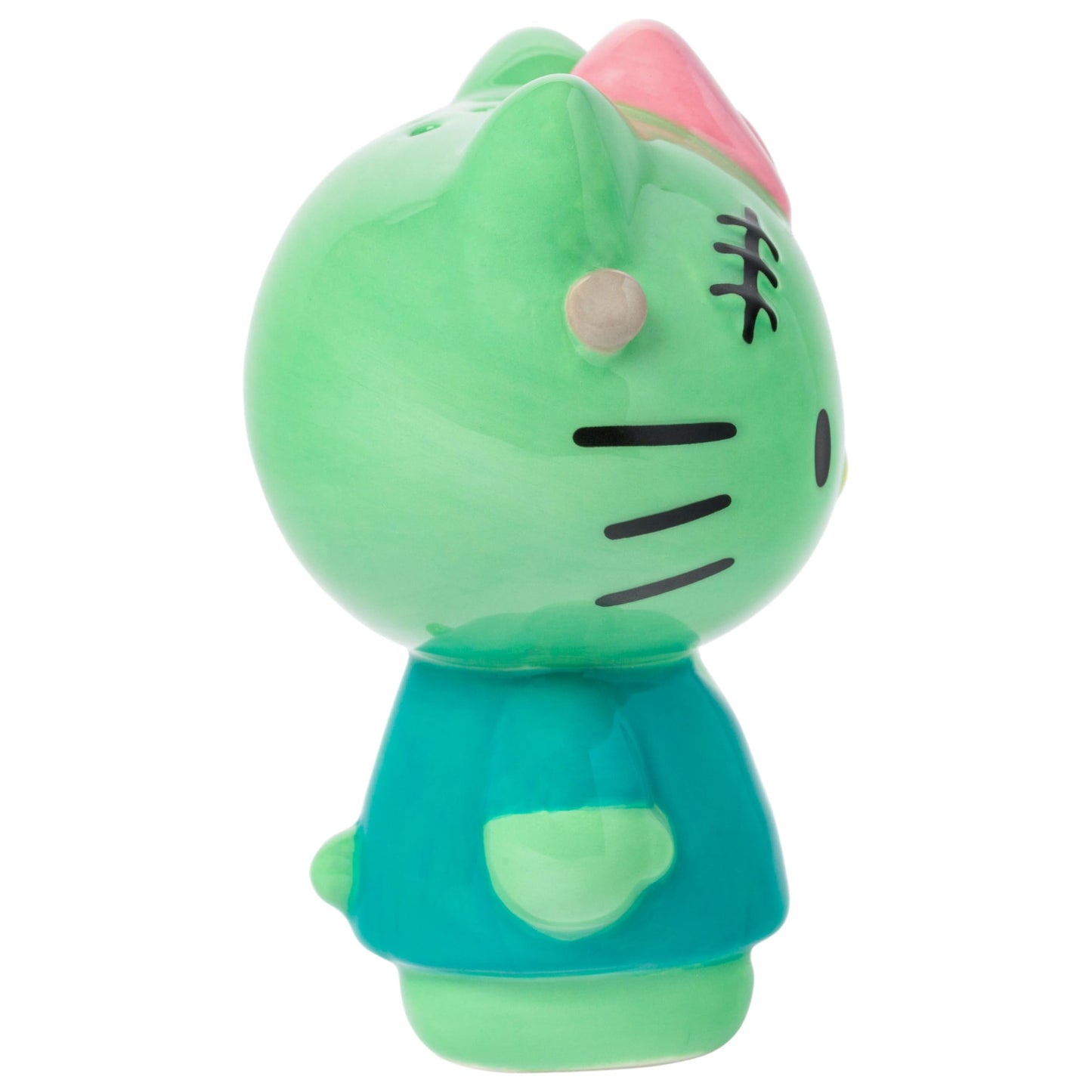 Silver Buffalo Sanrio Hello Kitty Halloween Ceramic Salt and Pepper Shaker Set, 5” L x 2” W x 3.5” H