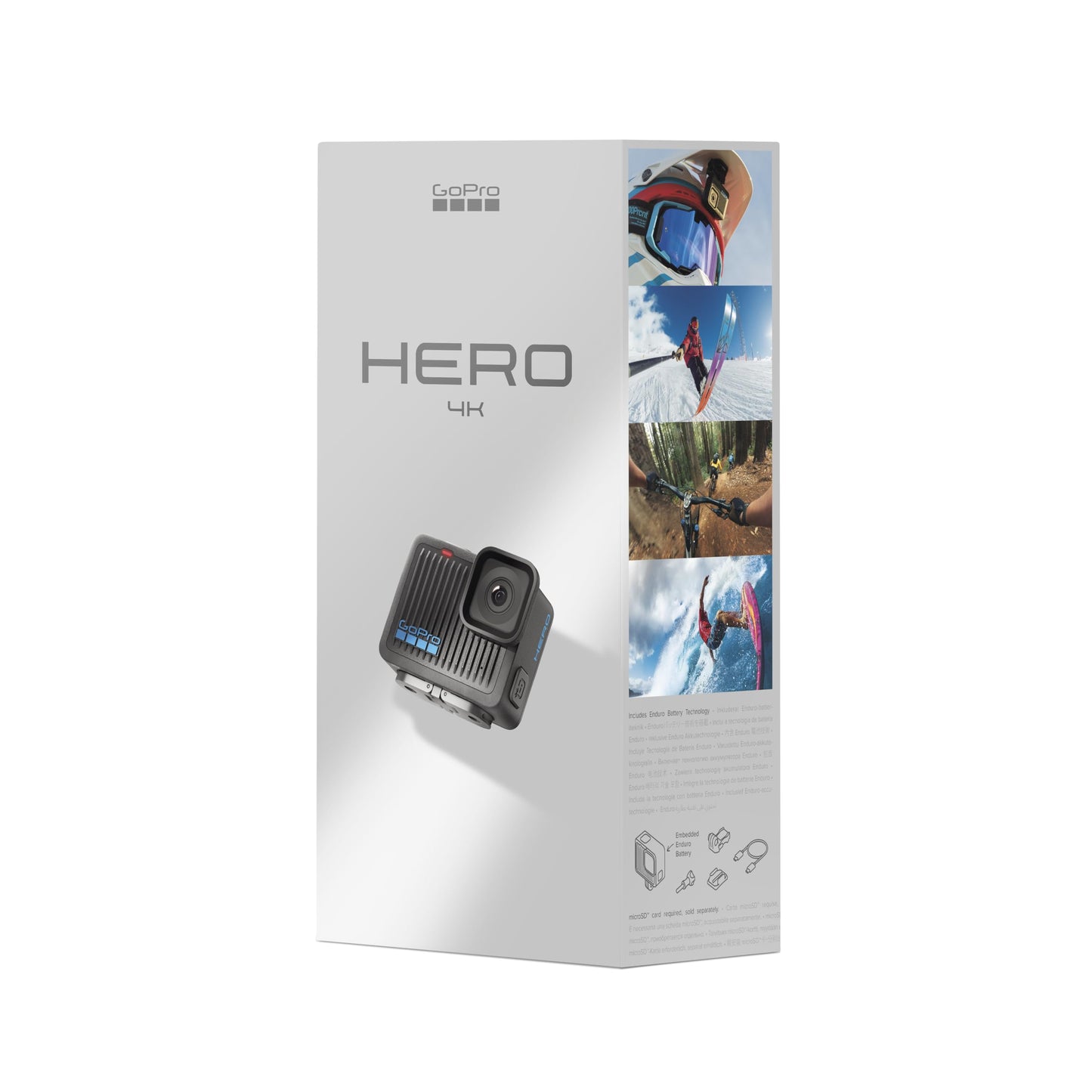 GoPro Hero - Compact Waterproof Action Camera with 4K Ultra HD Video, 12MP Photo, Touch Screen