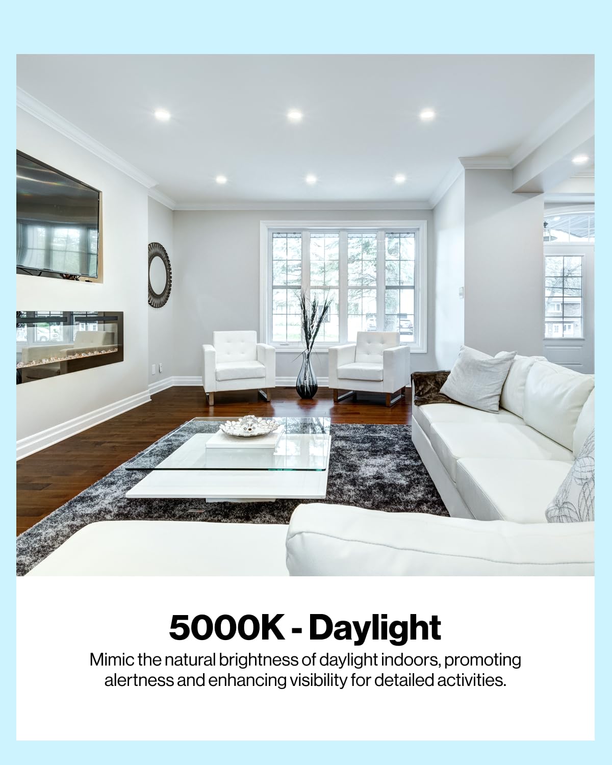 Sunco 8 Pack BR40 LED Light Bulbs, Indoor Flood Lights, Recessed Can Light Bulb, 1400 LM, 17W (100W Equivalent), 5000K Daylight, Dimmable, E26 Base, for Home, Bedroom, Kitchen UL