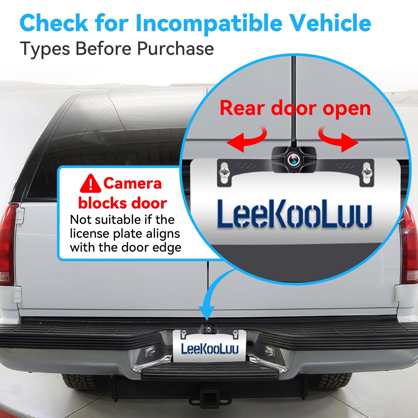 7-Inch Wireless Backup Camera for Truck - 2 Channel, DIY Grid Lines, HD 1080P, Night Vision, IP69K Waterproof, Backup Camera for Truck, Pickup, Trailer, Cars - Parking Safety & Towing Assistance