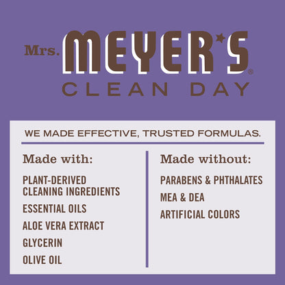 MRS. MEYER'S CLEAN DAY Hand Soap Refill, Made with Essential Oils, Biodegradable Formula, Compassion Flower, Packaging May Vary, 33 fl. oz