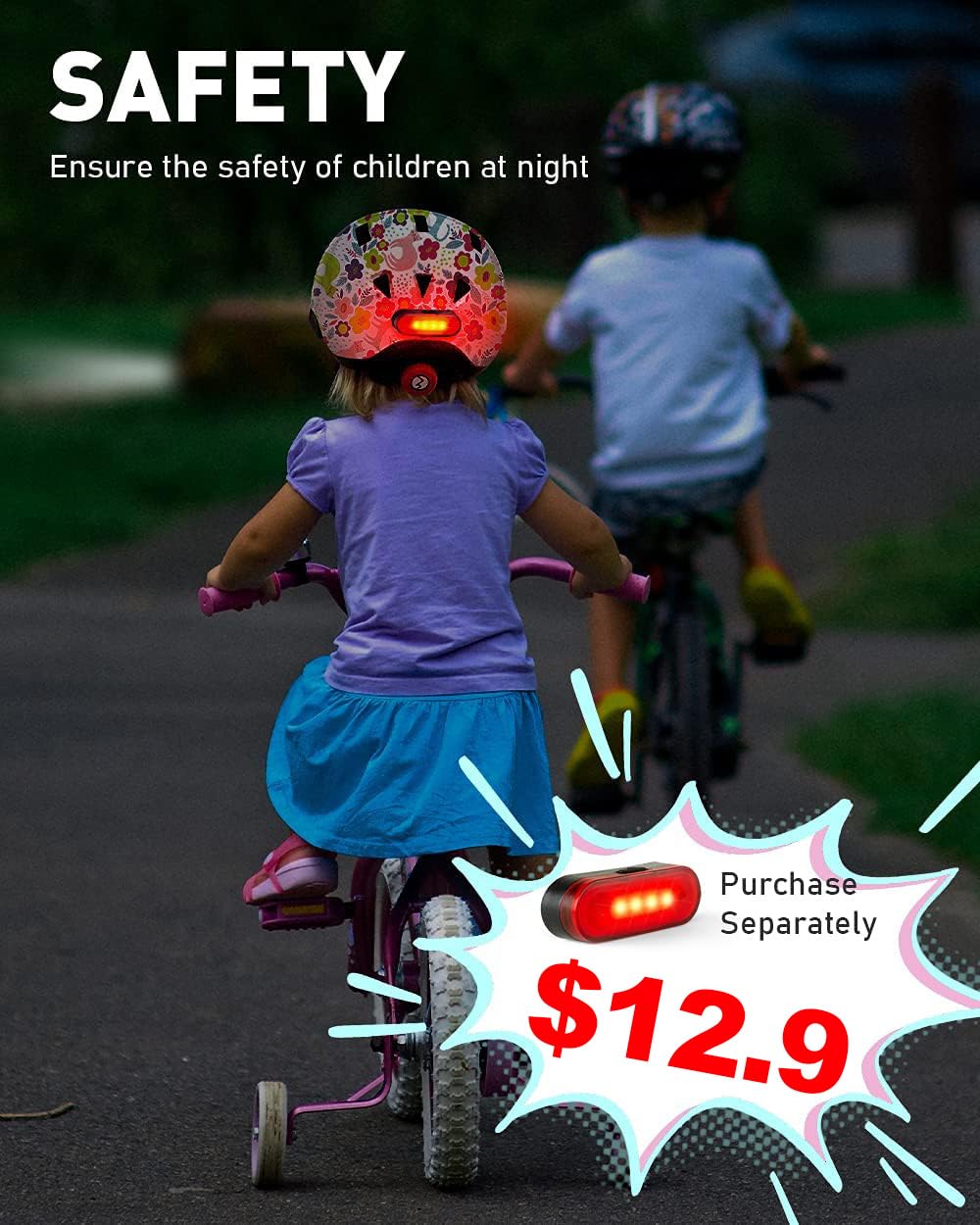Toddler Bike Helmet for Boys and Girls, Adjustable Kids Helmets from Infant/Baby to Children, 1/2/3/4/5/6/7/8 Years Old (Unicorn,XS)