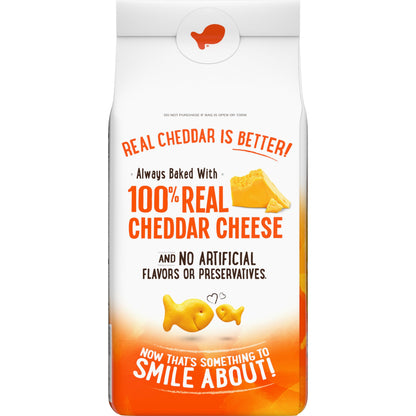 Goldfish Cheddar Cheese Crackers, Baked Snack Crackers, 6.6 oz Bag