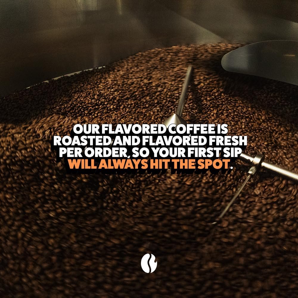 Fresh Roasted Coffee, Hawaiian Macadamia Nut Flavored Coffee, 12 oz, Medium Roast, Kosher, Ground