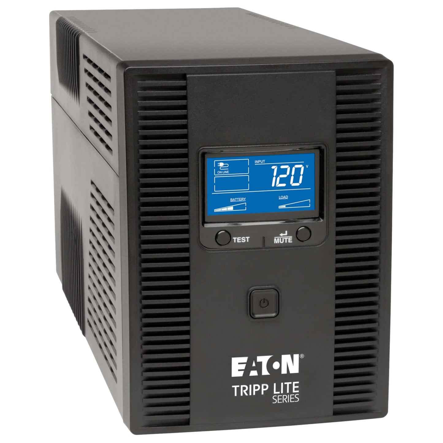 Tripp Lite SMART1500LCDT 1500VA 900W UPS Battery Back Up, AVR, LCD Display, Line-Interactive, 10 Outlets, 120V, USB, Tel & Coax Protection, 3 Year Warranty & Dollar 250,000 Insurance Black