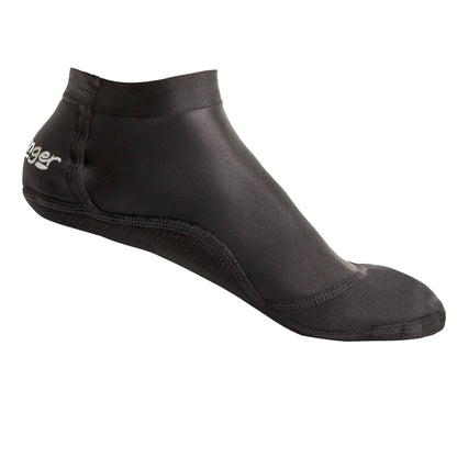 Seavenger SeaSnugs | Low Beach Socks for Sand Volleyball, Soccer, Snorkeling & Watersports (Black, X-Large)