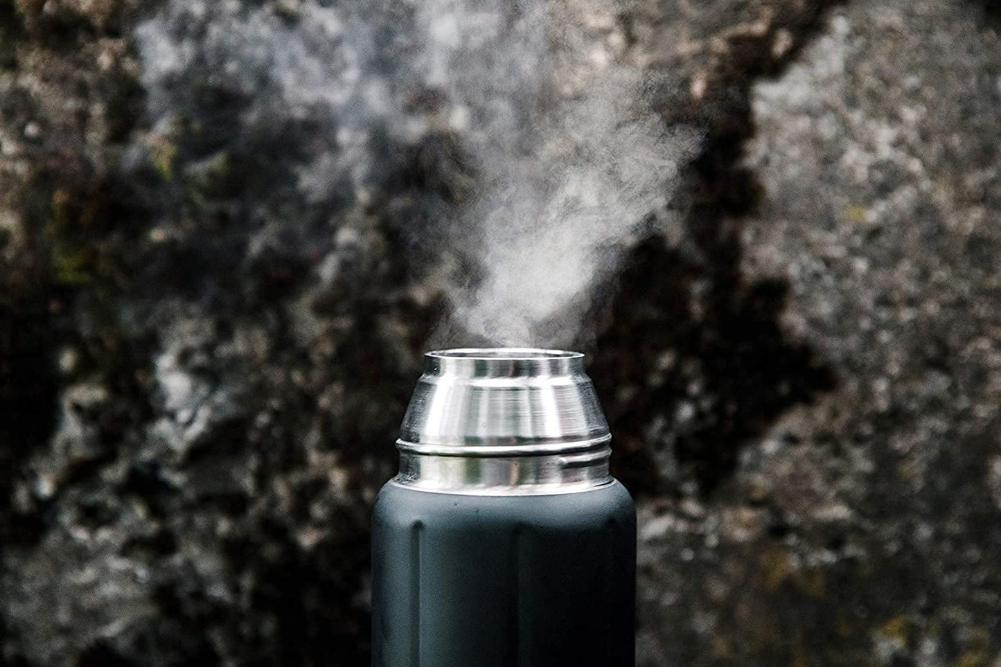 SIGG - Obsidian Insulated Water Bottle - Thermo Flask Gemstone with Cup - Leakproof - Lightweight - BPA Free - 18/8 Stainless Steel - 25 Oz