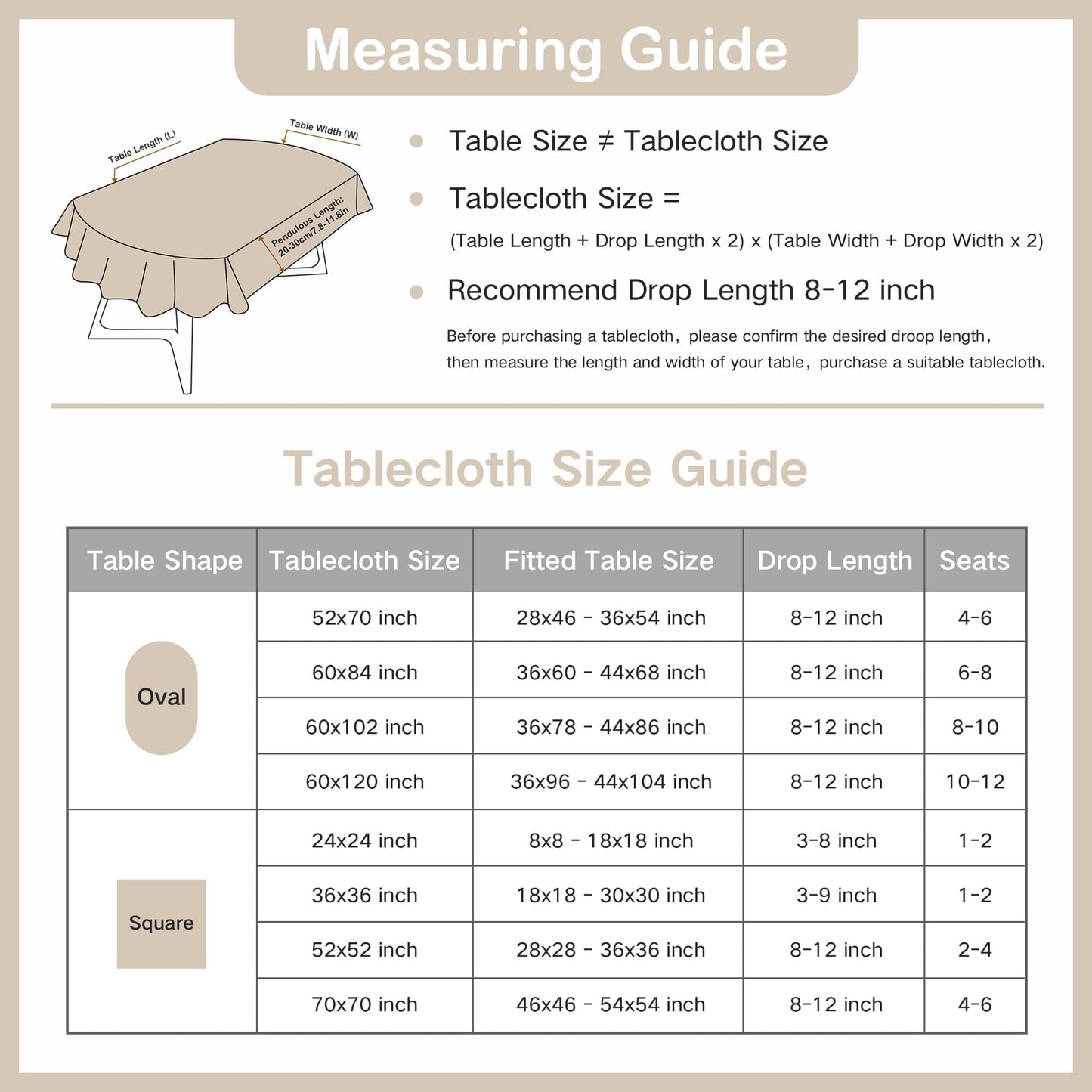 Wolkemer Shiny Oval Jacquard Tablecloth 60 x 84 Inch Gray Floral Countryside Leaves Damask Patterns Table Cloth Glossy Fabric Table Cover for Dinner Kitchen