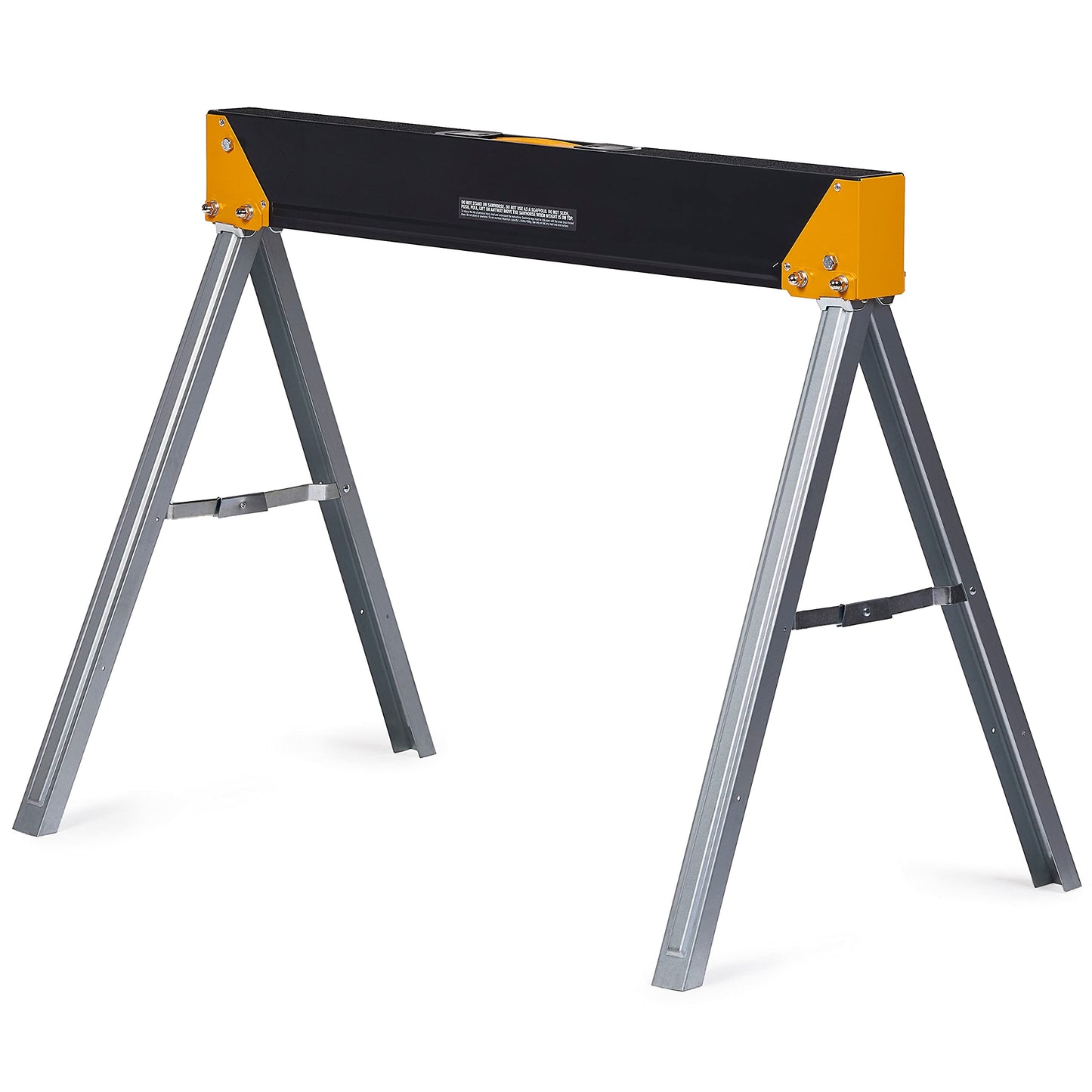 ToughBuilt - Folding Sawhorse/Jobsite Table - Sturdy, Durable, Lightweight, Heavy-Duty, 100% High Grade Steel, 1100lb Capacity, Easy Carry Handle - (TB-C300) - 1 Pack
