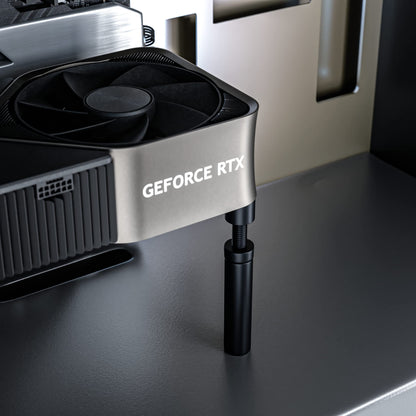 Graphics Card GPU Brace Support, Video Card Sag Holder Bracket, GPU Stand (L, 74-120mm)