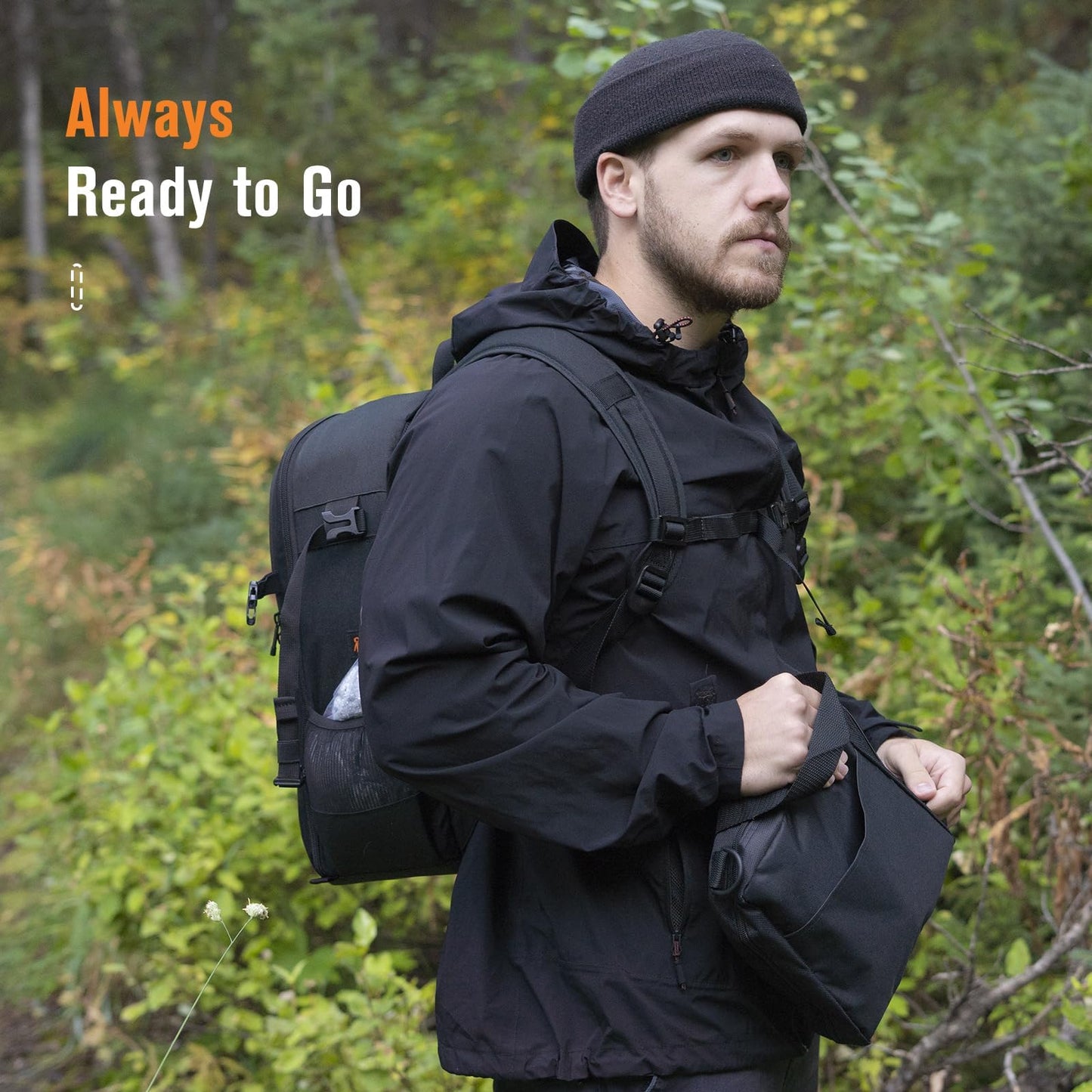 Sahara Sailor Survival Axe, Camping Folding Shovel with Hatchet with Large Shovel Head and 1.6-3.1 Ft Extented Handles, High Carbon Steel Survival Gear Equipment, Storage Bag Included