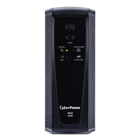 CyberPower CP900AVR AVR UPS Battery Backup and Surge Protector, 900VA/560W, 10 Outlets, Mini-Tower, UL Certified
